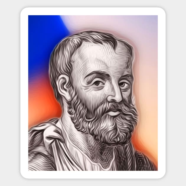 Galen Portrait | Galen Artwork Sticker by JustLit